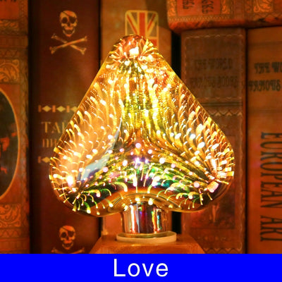 Bombilla LED 3D Fuegos Artificiales - Luces Navideñas Decorativas para el Hogar - Image 17