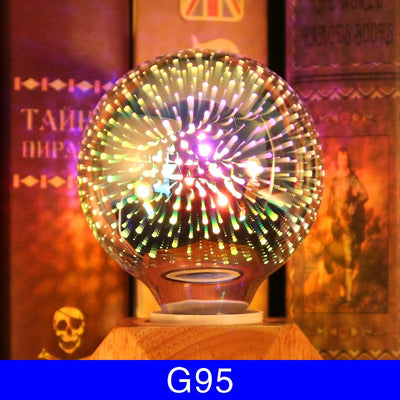 Bombilla LED 3D Fuegos Artificiales - Luces Navideñas Decorativas para el Hogar - Image 19