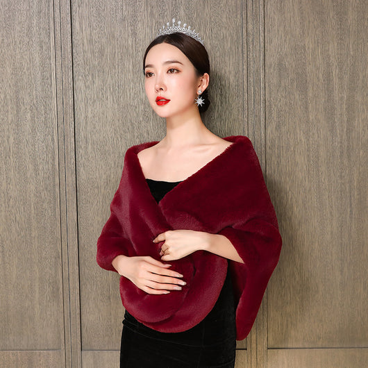 Chal Nupcial de Zorro para Otoño e Invierno - Estola de Piel para Boda - Image 18