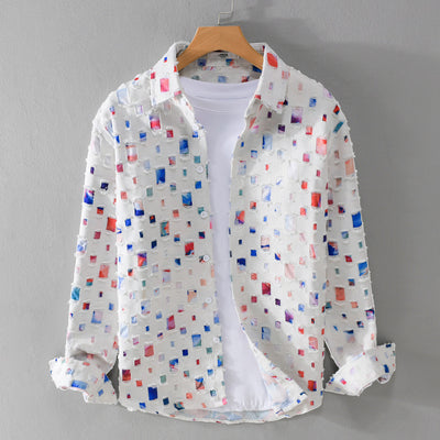 Saco Clásico Primavera con Solapa y Ojales para Hombre - Image 8