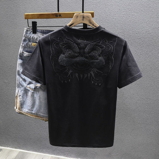 Camiseta Bordada de Manga Corta para Hombre Xingshi - Image 20