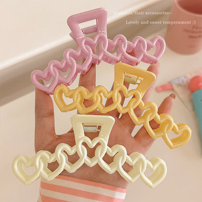 Horquillas Corazón para Cabello - Pinzas Tiburón Elegantes para Mujer - Image 12