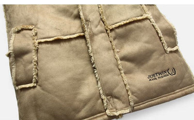 Chaqueta de Cuero Clásica Mediana para Hombre - Image 10