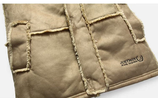 Chaqueta de Cuero Clásica Mediana para Hombre - Image 10