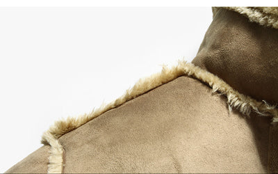 Chaqueta de Cuero Clásica Mediana para Hombre - Image 13