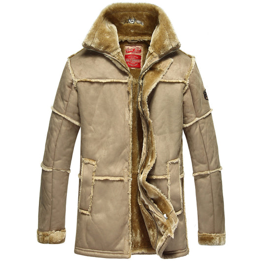 Chaqueta de Cuero Clásica Mediana para Hombre - Image 15