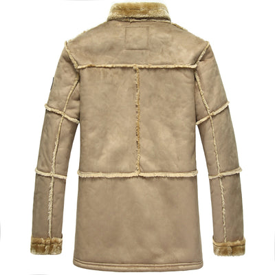Chaqueta de Cuero Clásica Mediana para Hombre - Image 16