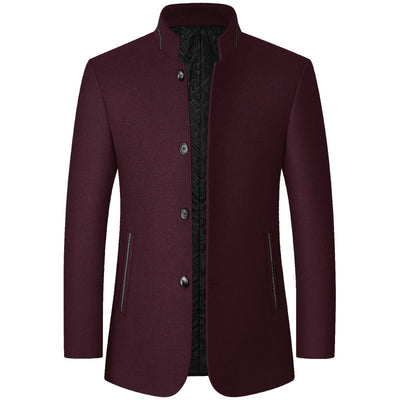 Saco de Lana Zhongshan Ejecutivo para Hombre con Cuello Mao - Image 16