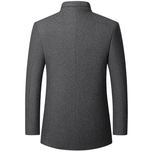 Saco de Lana Zhongshan Ejecutivo para Hombre con Cuello Mao - Image 17