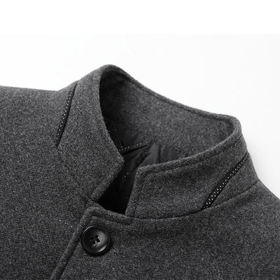 Saco de Lana Zhongshan Ejecutivo para Hombre con Cuello Mao - Image 18