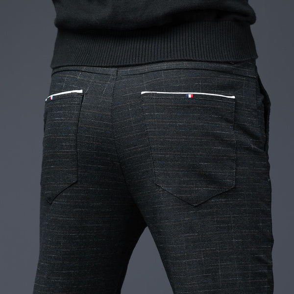 Pantalones Casuales Hombre Slim Fit Microelásticos Estilo Coreano - Image 10