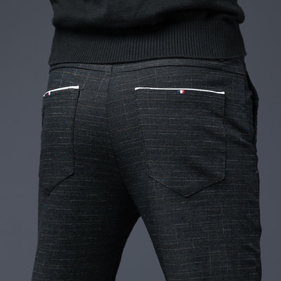 Pantalones Casuales Hombre Slim Fit Microelásticos Estilo Coreano - Image 10