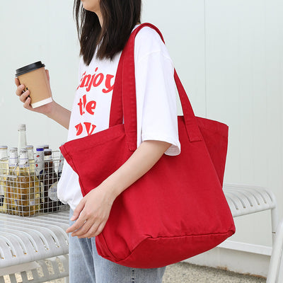 Bolso de Lona Retro Artístico para el Hombro - Image 12