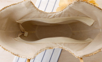 Bolsa de Playa Tejida en Paja - Bolso de Mano Versátil - Image 7