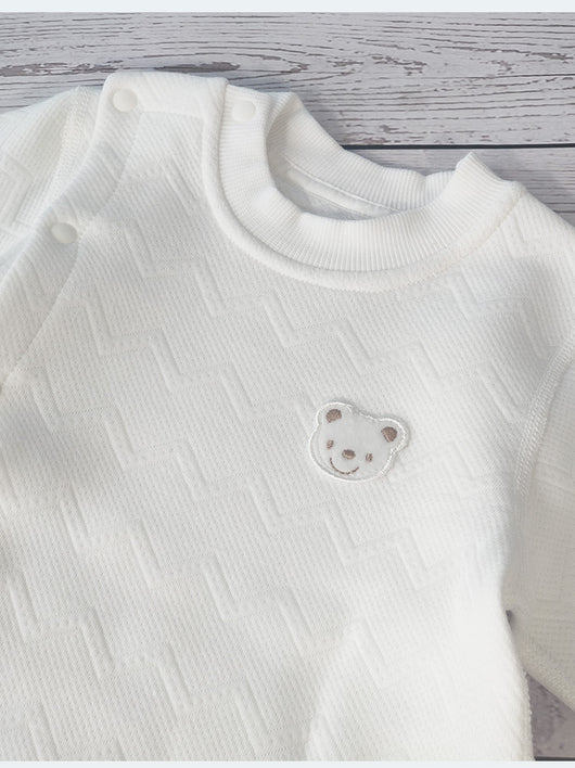 Pijama Enterizo Acolchado de Polar con Diseño Oso para Hombre y Mujer - Image 11