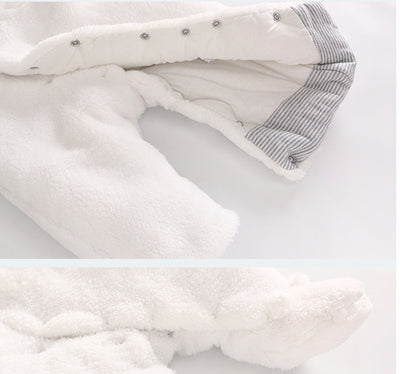Pijama Enterizo Acolchado de Polar con Diseño Oso para Hombre y Mujer - Image 13