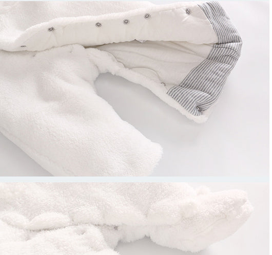 Pijama Enterizo Acolchado de Polar con Diseño Oso para Hombre y Mujer - Image 13