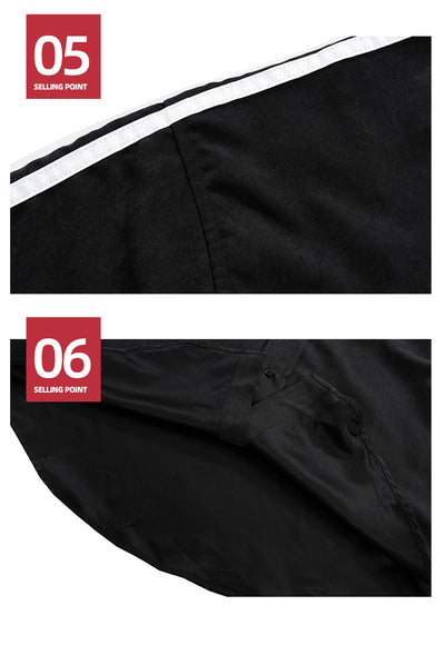 Camiseta Unisex Negra con Bajo Circular - Image 8