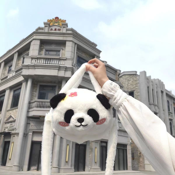 Bolsa de Peluche Panda Adorable con Correa Ajustable