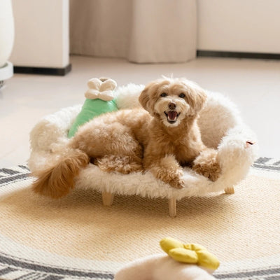 Cama de Madera Lujo para Perros y Gatos - Cómoda y Segura - Image 10