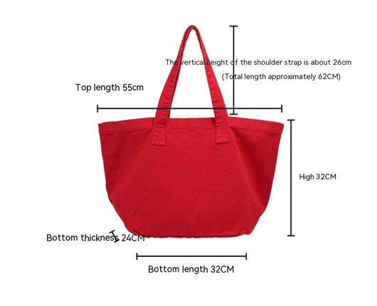 Bolso de Lona Retro Artístico para el Hombro - Image 16