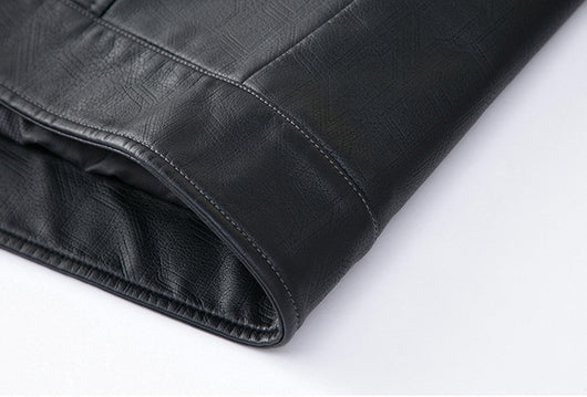 Chaqueta de Cuero Casual para Hombre - Otoño e Invierno - Image 18