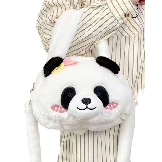 Bolsa de Peluche Panda Adorable con Correa Ajustable - Image 10