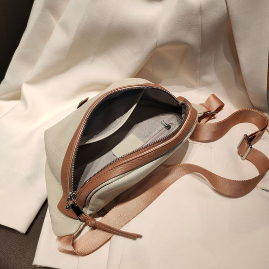 Bolso de Cintura en Cuero Genuino para Mujer - Diseño Minimalista y Versátil - Image 23