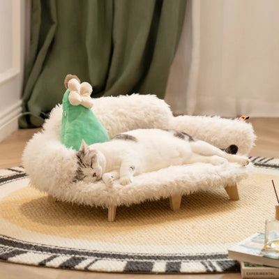 Cama de Madera Lujo para Perros y Gatos - Cómoda y Segura - Image 20