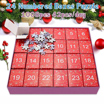 Calendario Adviento Navideño 24 Casillas con Puzzle de 1008 Piezas - Image 13