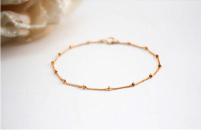 Pulsera de cadena con cuentas de cobre - Image 12