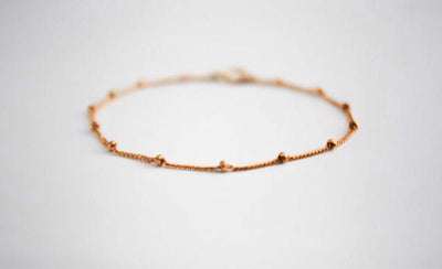Pulsera de cadena con cuentas de cobre - Image 13