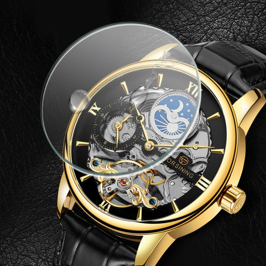 Reloj Mecánico Automático Diseño Luna Hueca - Image 27