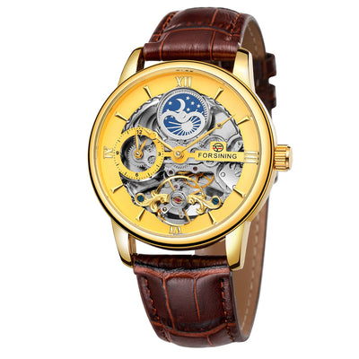 Reloj Mecánico Automático Diseño Luna Hueca - Image 37