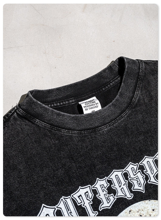 Camiseta Retro Americana Estampada para Pareja - Manga Larga Cuello Redondo - Image 16