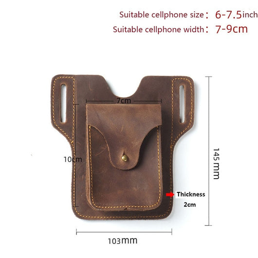 Riñonera Deportiva de Cuero para Celular - Bolsa de Almacenamiento para Correr - Image 10