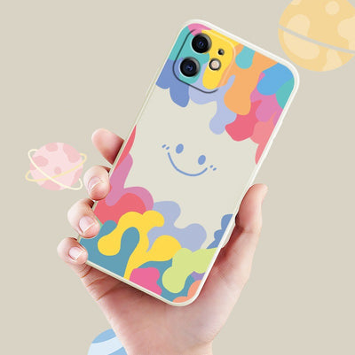 Funda de Silicona para Teléfono Arcoíris Estilo Moderno - Image 8