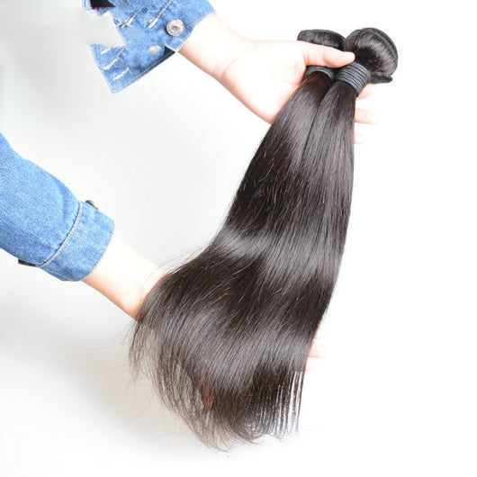 Extensiones de Cabello Virgen Brasileño Liso Natural - Image 8