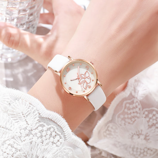 Reloj Digital de Esfera Blanca Clásico - Image 13