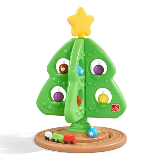 Tren Navideño Giratorio con Escena Infantil y Rieles - Image 8