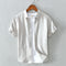 Camisa de Lino NEVIO con Mangas Enrolladas - Comodidad y Estilo