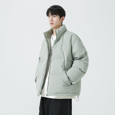 Chaqueta de Plumón de Pato Blanco para Hombre - Abrigo Grueso - Image 12
