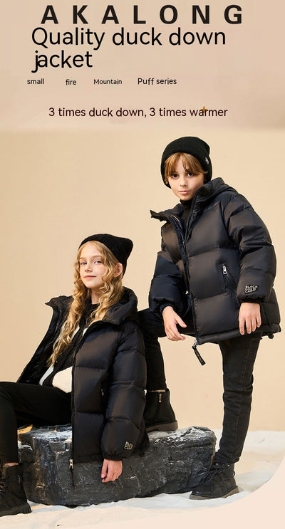 Chaqueta Acolchada Infantil Negro y Dorado - Bestseller de Temporada - Image 8