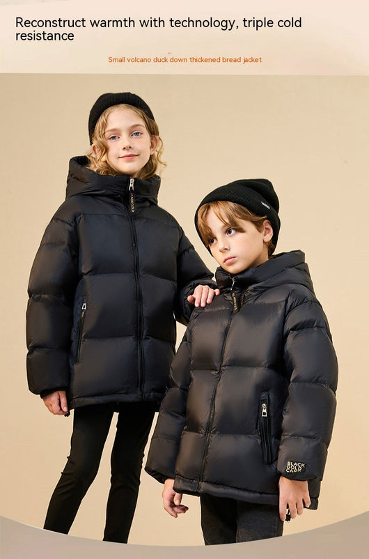 Chaqueta Acolchada Infantil Negro y Dorado - Bestseller de Temporada - Image 9