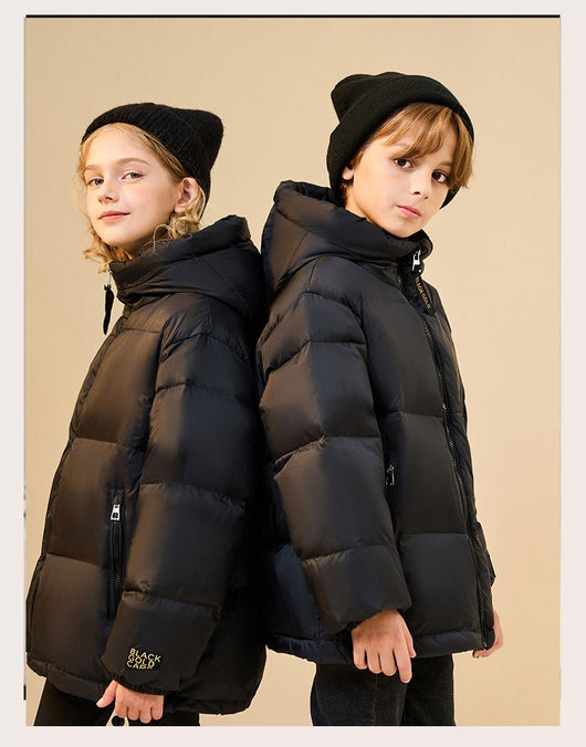 Chaqueta Acolchada Infantil Negro y Dorado - Bestseller de Temporada - Image 12