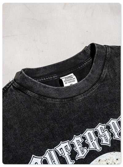 Camiseta Retro Americana Estampada para Pareja - Manga Larga Cuello Redondo - Image 33