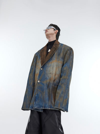 Blazer de Mezclilla Premium - Estilo Contemporáneo de Lujo - Image 7