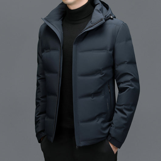 Chamarra de Invierno Versátil para Hombre con Capucha Desmontable - Image 15