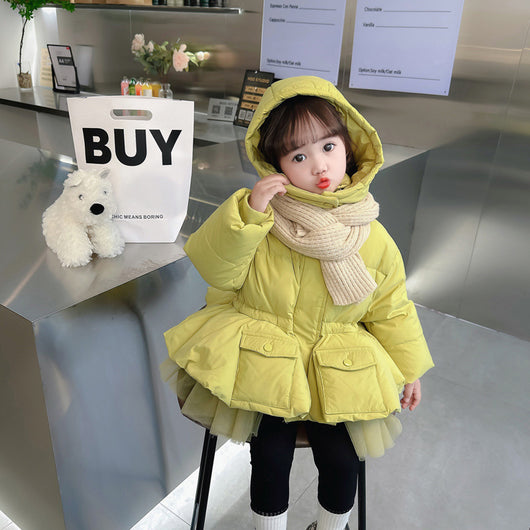 Abrigo Cálido de Plumón para Niña - Colección Invierno - Image 8