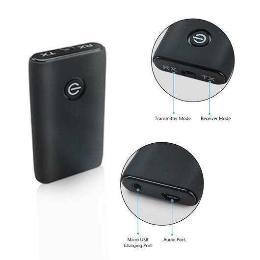 Transmisor y Receptor Bluetooth 5.0 2 en 1 Recargable - Image 12